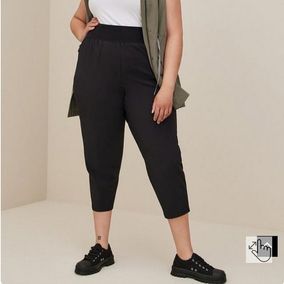 Torrid‎ Happy Camper Black Active Pant - Picture 1 of 9